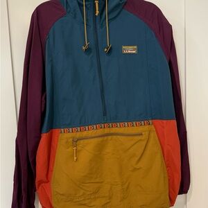 L.L. Bean Men's Teal Nylon Jacket